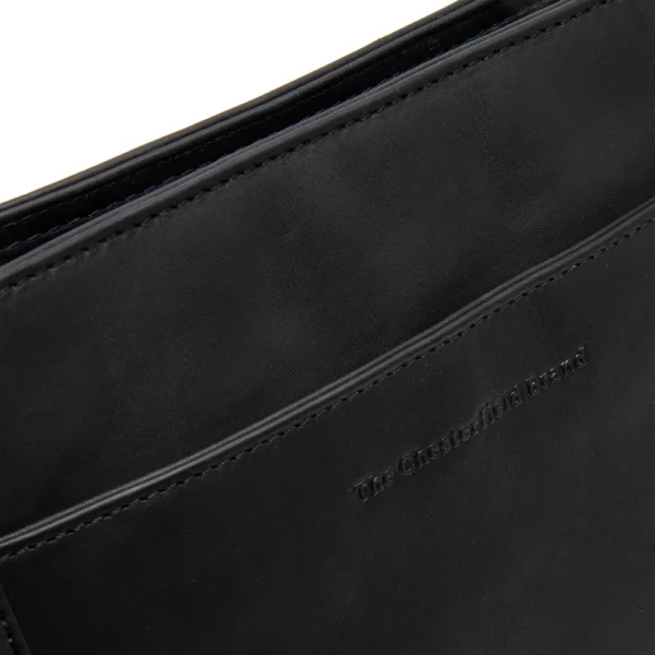The Chesterfield Brand Borsa A Tracolla In Pelle Nero Moore - immagine 6