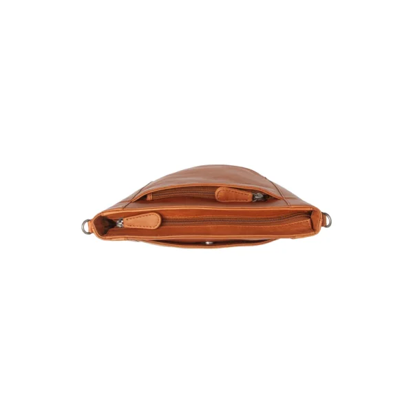 The Chesterfield Brand Borsa A Tracolla In Pelle Cognac Moore - immagine 3