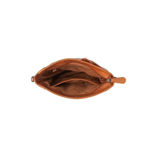 The Chesterfield Brand Borsa A Tracolla In Pelle Cognac Moore - immagine 4