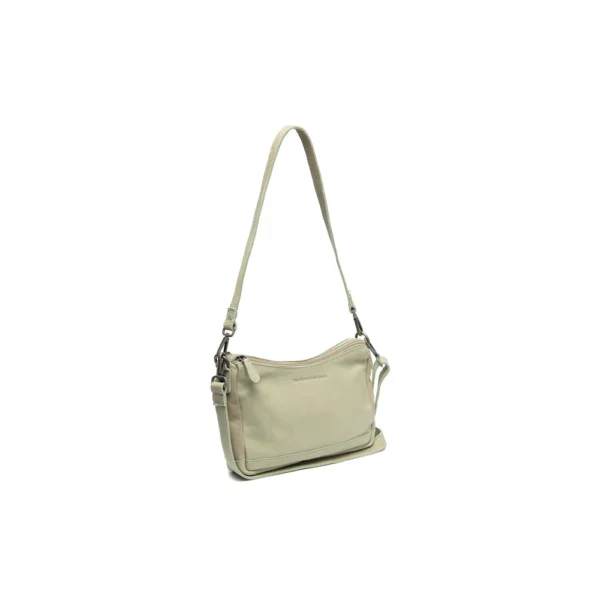 The Chesterfield Brand Borsa A Tracolla In Pelle Verde Oceano Irving - immagine 4