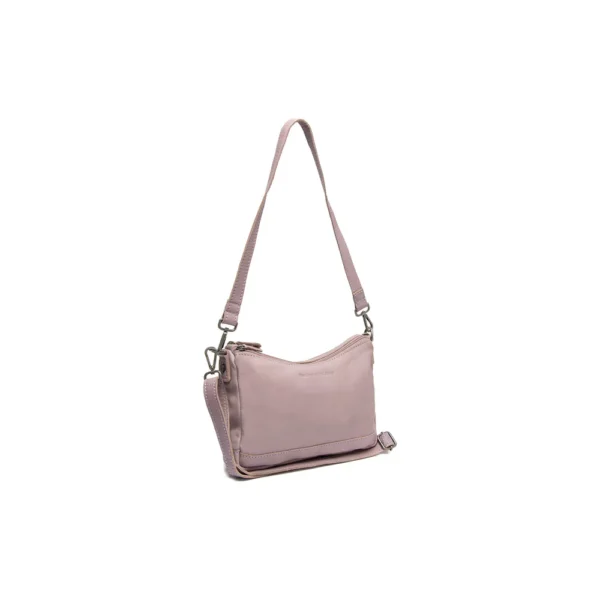 The Chesterfield Brand Borsa A Tracolla In Pelle Lilla Lavanda Irving - immagine 2