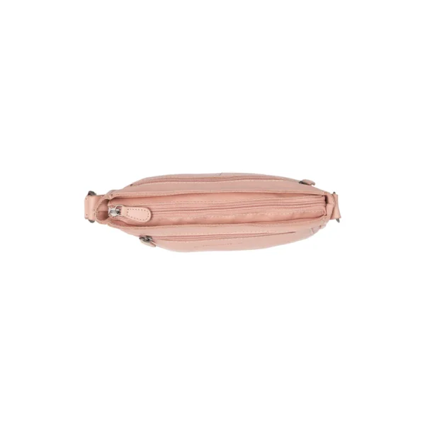 The Chesterfield Brand Borsa A Tracolla In Pelle Rosa Vintage Aston - immagine 5
