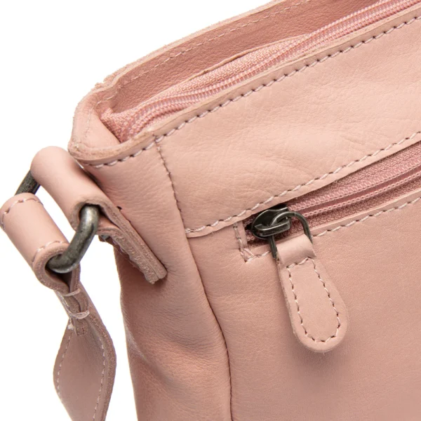 The Chesterfield Brand Borsa A Tracolla In Pelle Rosa Vintage Aston - immagine 2