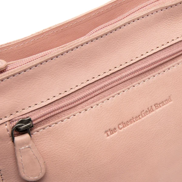 The Chesterfield Brand Borsa A Tracolla In Pelle Rosa Vintage Aston - immagine 6