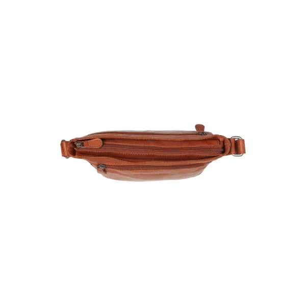 The Chesterfield Brand Borsa A Tracolla In Pelle Cognac Aston - immagine 3