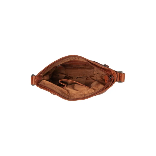 The Chesterfield Brand Borsa A Tracolla In Pelle Cognac Aston - immagine 4