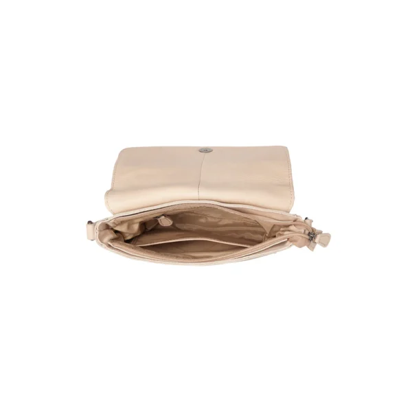 The Chesterfield Brand Borsa A Tracolla In Pelle Beige Ann - immagine 4