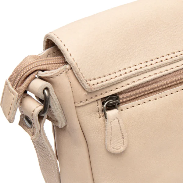 The Chesterfield Brand Borsa A Tracolla In Pelle Beige Ann - immagine 3