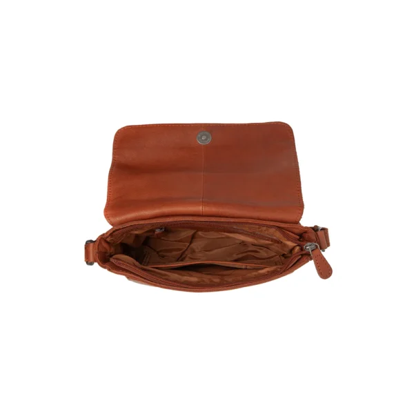The Chesterfield Brand Borsa A Tracolla In Pelle Cognac Ann - immagine 4