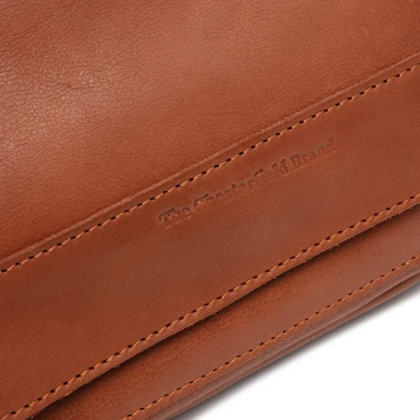 The Chesterfield Brand Borsa A Tracolla In Pelle Cognac Ann - immagine 5