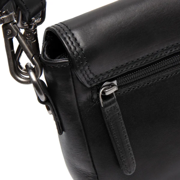The Chesterfield Brand Borsa A Tracolla In Pelle Nero Serie Novum Marcella - immagine 6