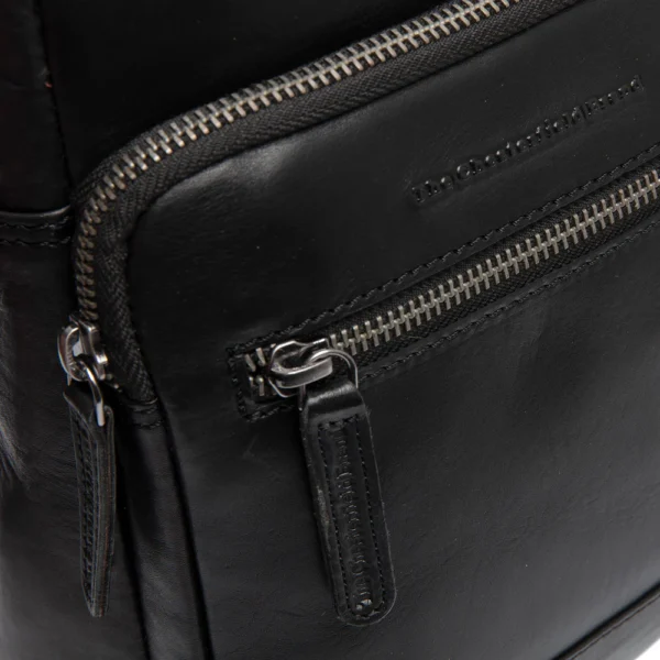 The Chesterfield Brand Borsa A Tracolla In Pelle Nero Serie Novum Amantea - immagine 5