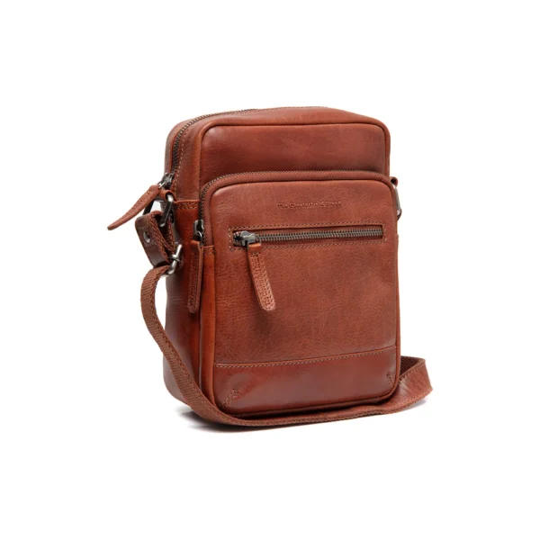 The Chesterfield Brand Borsa A Tracolla In Pelle Cognac Serie Novum Amantea