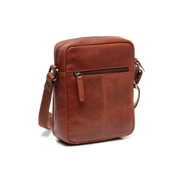 The Chesterfield Brand Borsa A Tracolla In Pelle Cognac Serie Novum Amantea - immagine 2