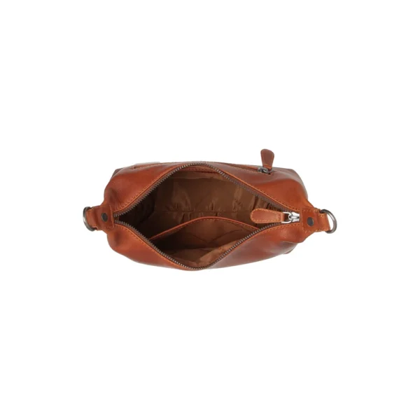 The Chesterfield Brand Borsa A Tracolla In Pelle Cognac Christie - immagine 6