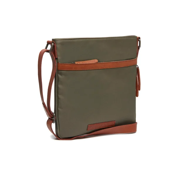The Chesterfield Brand Borsa A Tracolla In Pelle Verde Acciaio Malmo
