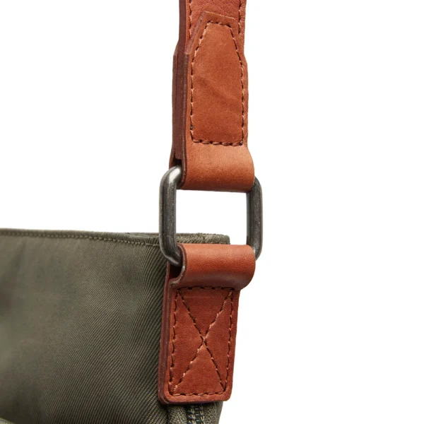 The Chesterfield Brand Borsa A Tracolla In Pelle Verde Acciaio Malmo - immagine 5