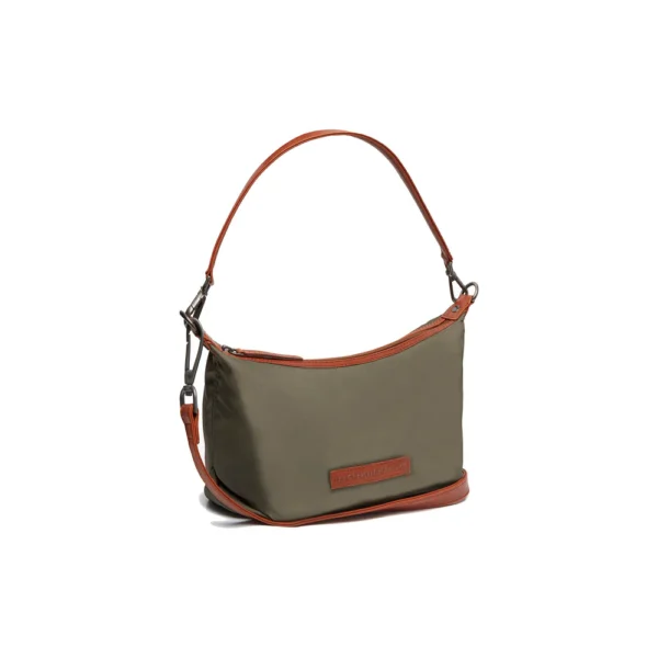 The Chesterfield Brand Borsa A Tracolla In Pelle Verde Acciaio Lovund - immagine 2