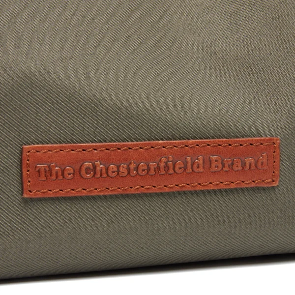 The Chesterfield Brand Borsa A Tracolla In Pelle Verde Acciaio Lovund - immagine 3