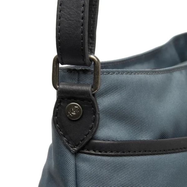 The Chesterfield Brand Borsa A Tracolla In Pelle Grigio Chiaro Nevon - immagine 4