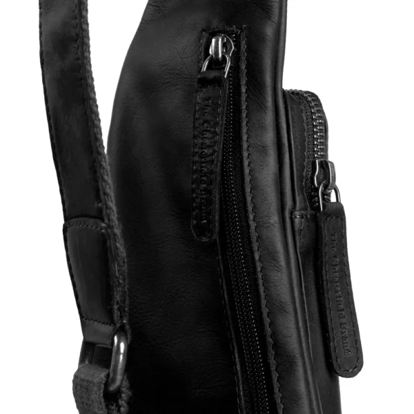 The Chesterfield Brand Borsa A Tracolla In Pelle Nero Logan - immagine 4