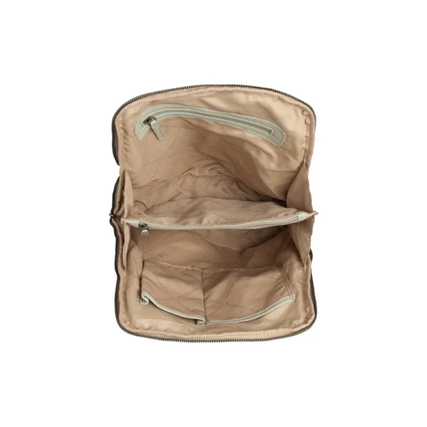 The Chesterfield Brand Zaino In Pelle Verde Oceano Bern - immagine 5