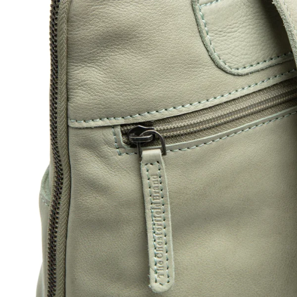 The Chesterfield Brand Zaino In Pelle Verde Oceano Bern - immagine 3