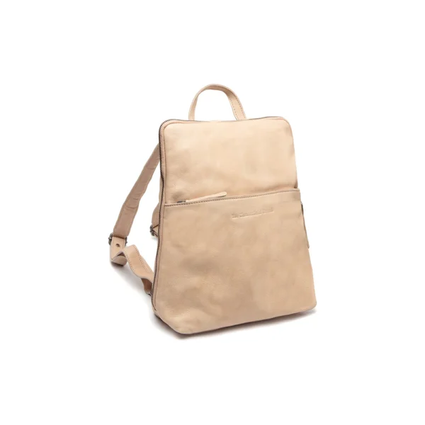 The Chesterfield Brand Zaino In Pelle Beige Bern