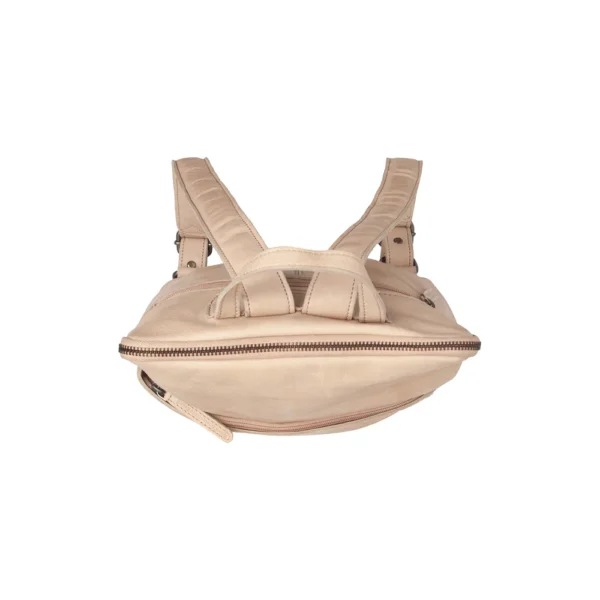 The Chesterfield Brand Zaino In Pelle Beige Bern - immagine 4