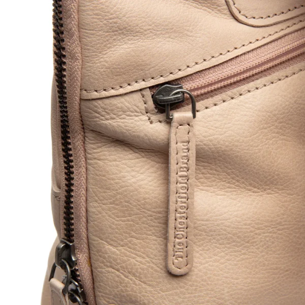 The Chesterfield Brand Zaino In Pelle Beige Bern - immagine 2
