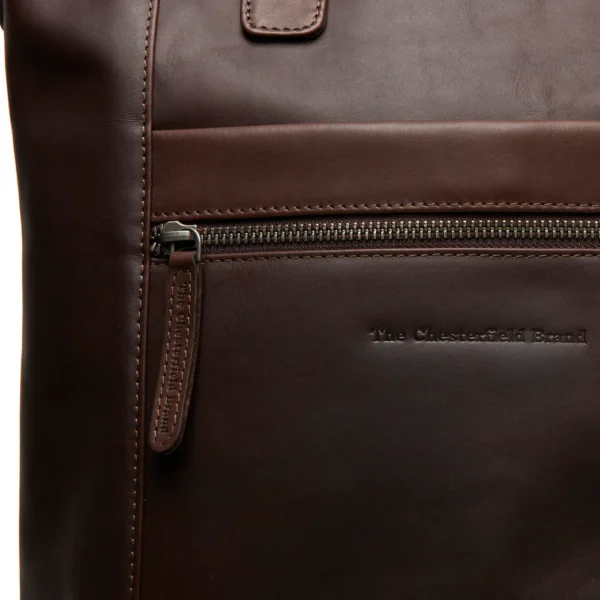 The Chesterfield Brand Zaino In Pelle Marrone Luisa - immagine 6