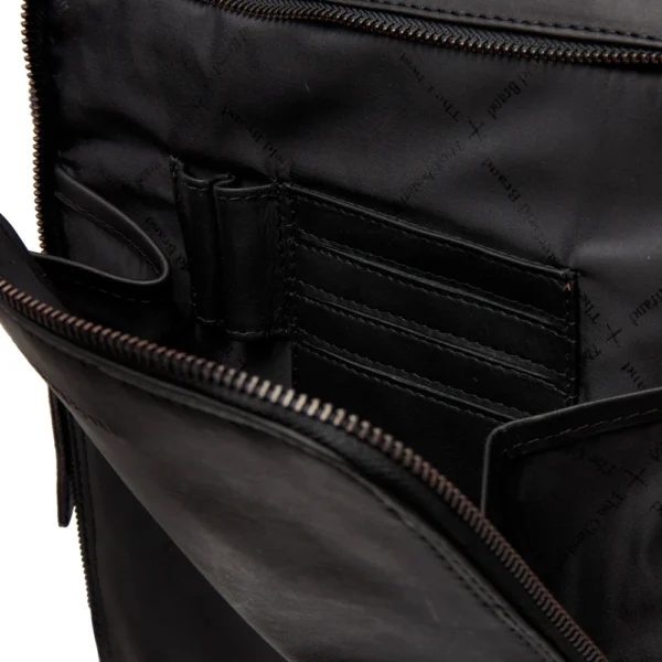 The Chesterfield Brand Zaino In Pelle Nero Jasper - immagine 6