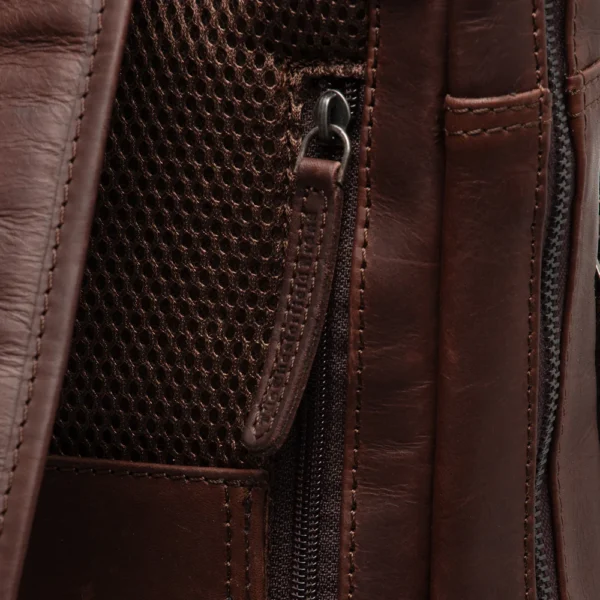The Chesterfield Brand Zaino In Pelle Marrone Jasper - immagine 6