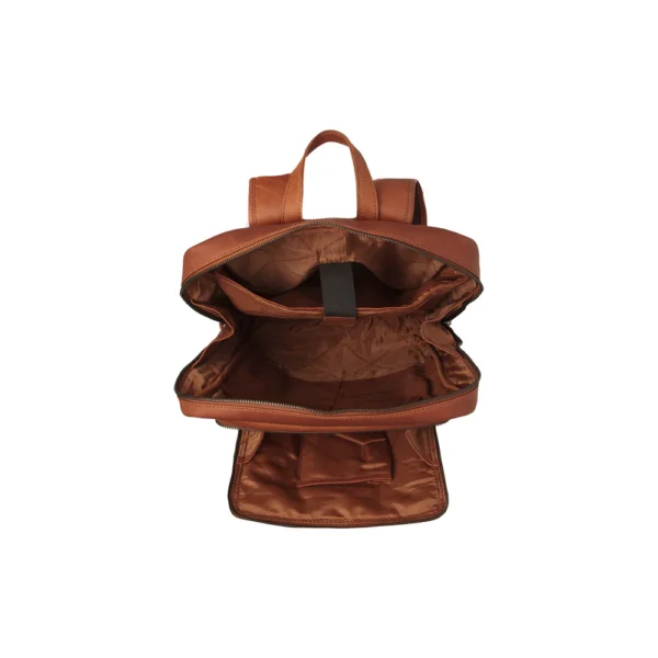 The Chesterfield Brand Zaino In Pelle Cognac Jasper - immagine 5