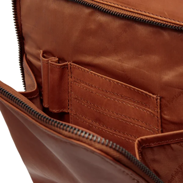 The Chesterfield Brand Zaino In Pelle Cognac Jasper - immagine 7