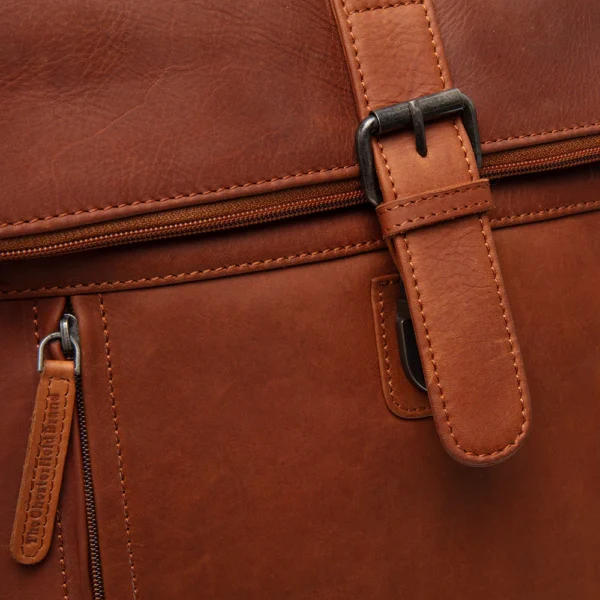 The Chesterfield Brand Zaino In Pelle Cognac Larsson - immagine 5
