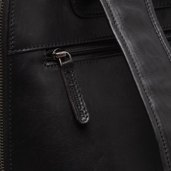 The Chesterfield Brand Zaino In Pelle Nero Serie Novum Fornella - immagine 6