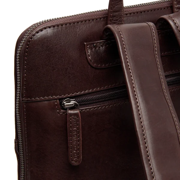The Chesterfield Brand Zaino In Pelle Marrone Serie Novum Fornella - immagine 6