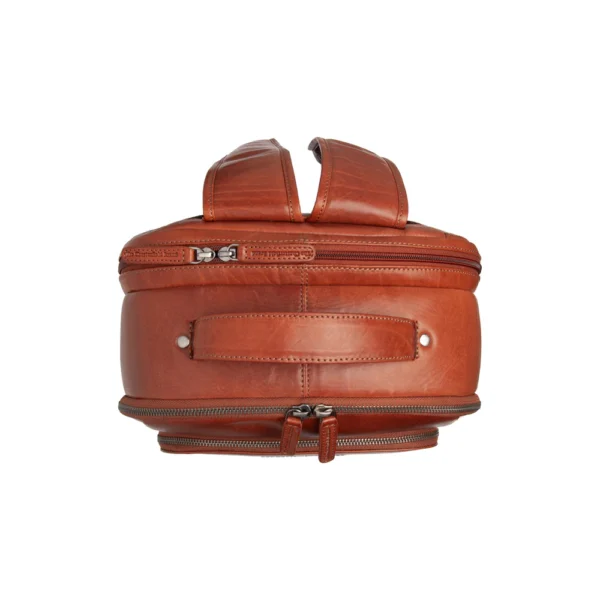 The Chesterfield Brand Zaino In Pelle Cognac Serie Novum Maggiore - immagine 3