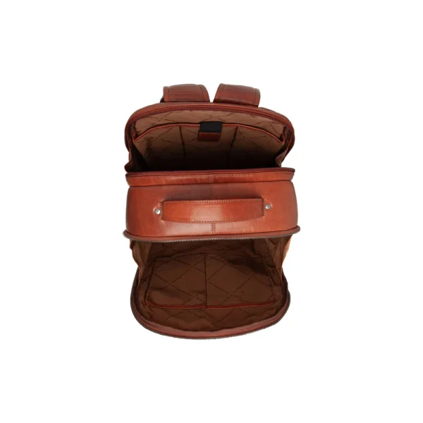The Chesterfield Brand Zaino In Pelle Cognac Serie Novum Maggiore - immagine 4