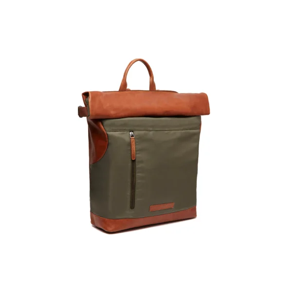 The Chesterfield Brand Zaino In Pelle Verde Acciaio Bornholm