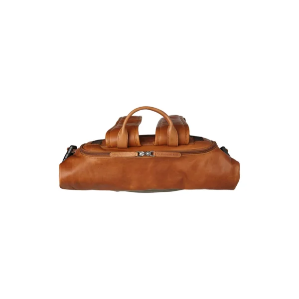 The Chesterfield Brand Zaino In Pelle Verde Acciaio Bornholm - immagine 4