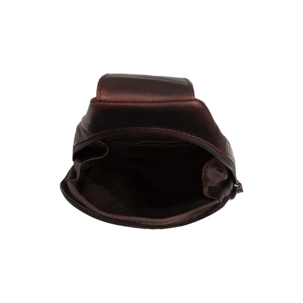 The Chesterfield Brand Borsa A Tracolla In Pelle Marrone Bowey - immagine 4