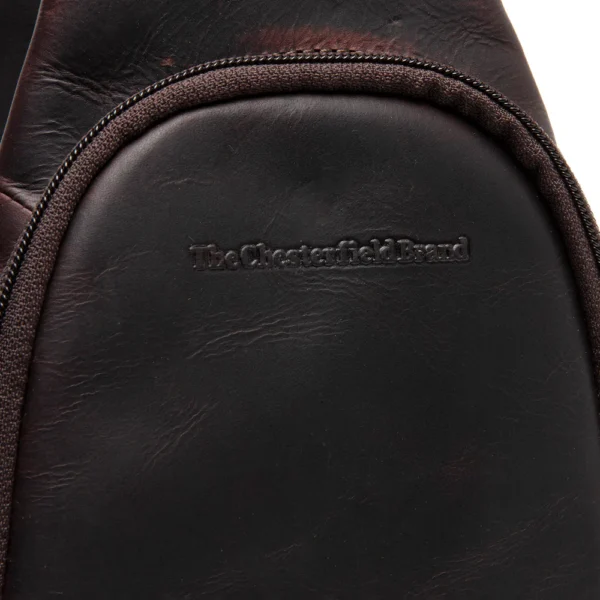 The Chesterfield Brand Borsa A Tracolla In Pelle Marrone Bowey - immagine 5