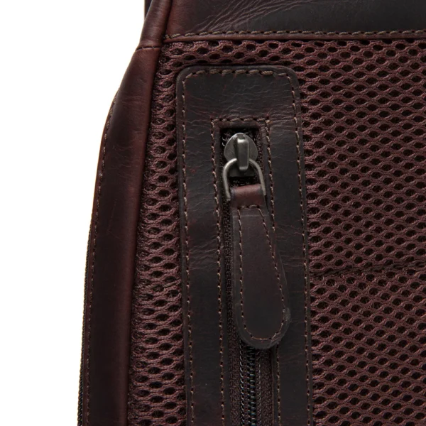 The Chesterfield Brand Borsa A Tracolla In Pelle Marrone Bowey - immagine 6
