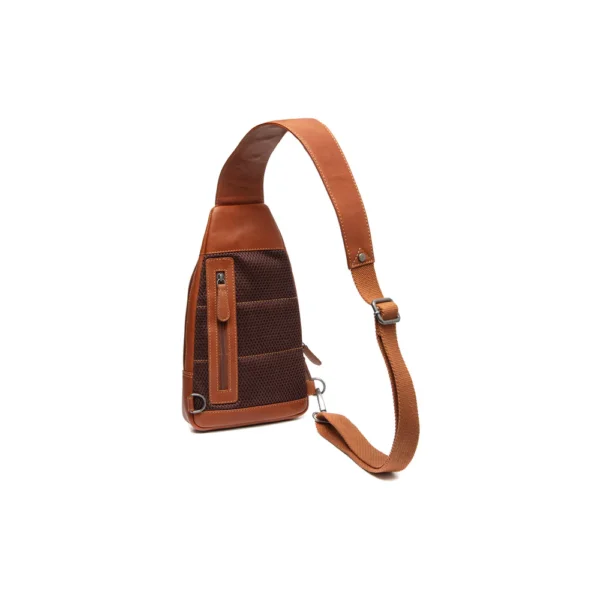 The Chesterfield Brand Borsa A Tracolla In Pelle Cognac Bowey - immagine 3