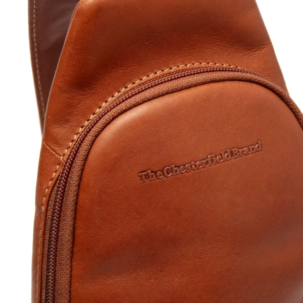 The Chesterfield Brand Borsa A Tracolla In Pelle Cognac Bowey - immagine 6