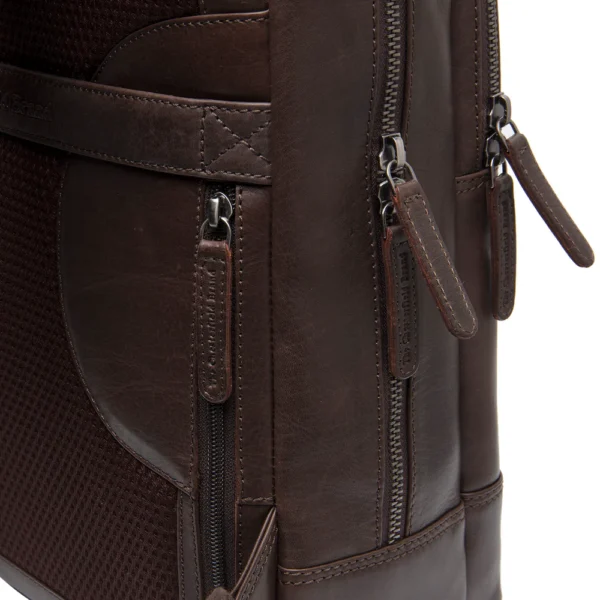 The Chesterfield Brand Zaino In Pelle Marrone Serie Novum Nicola - immagine 5