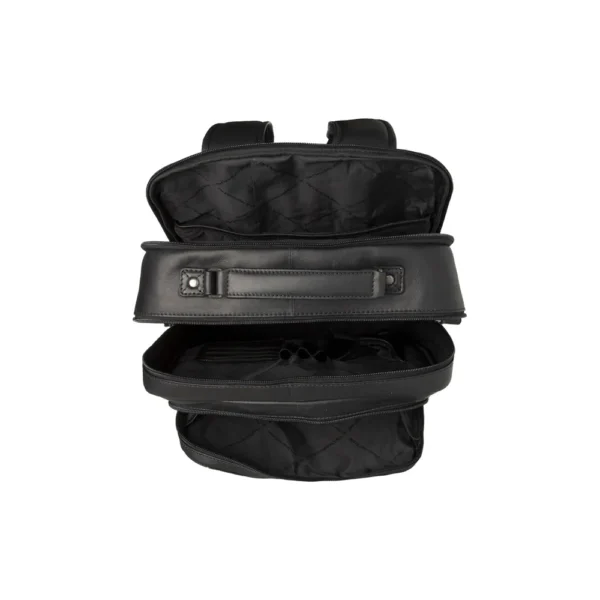 The Chesterfield Brand Zaino In Pelle Nero Lennox - immagine 4
