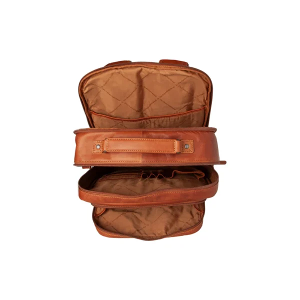 The Chesterfield Brand Zaino In Pelle Cognac Lennox - immagine 3